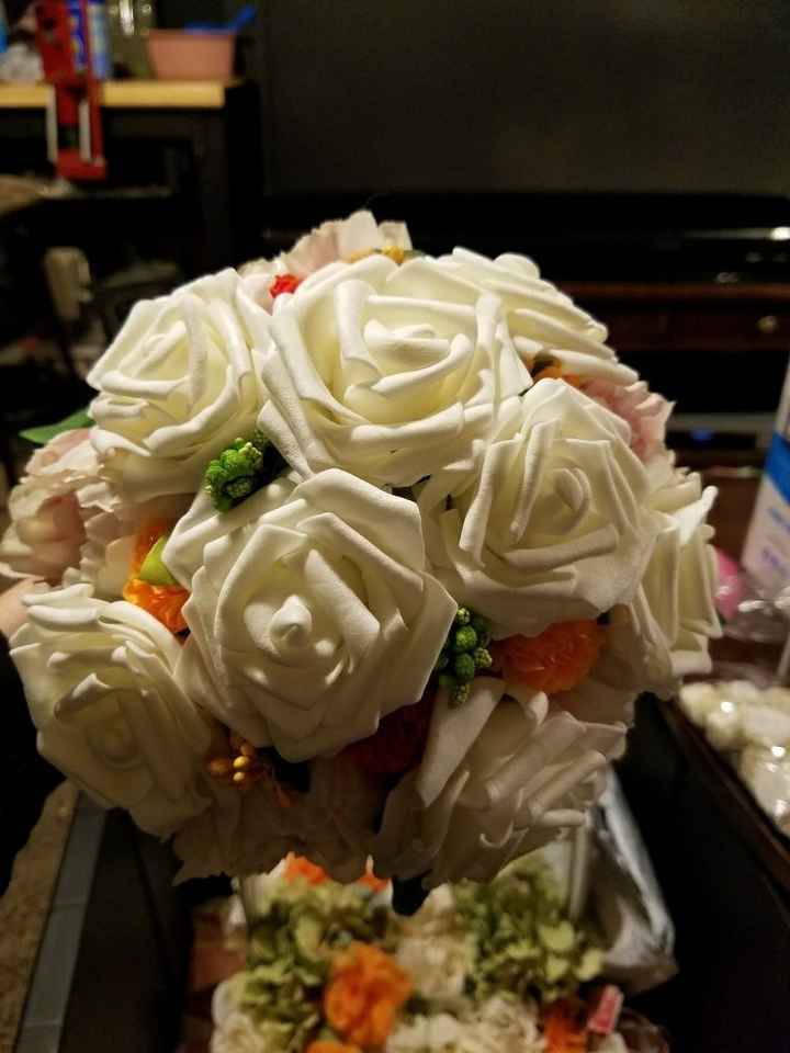 Has anybody used fake foam flowers?