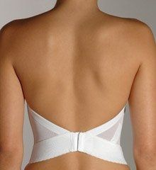 Bustier vs. adhesive bra