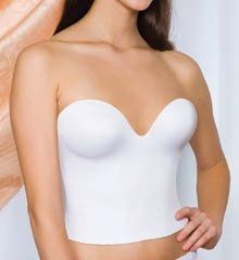 Bustier vs. adhesive bra