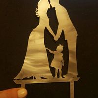 Cake topper excitement