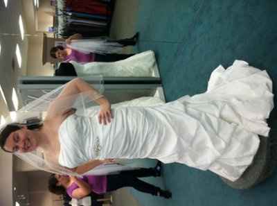 Said yes to the dress!