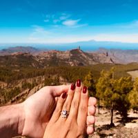 Moonstone and Diamonds, rosegold! 