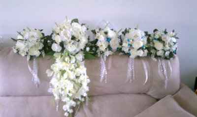 DIY bouquets finished