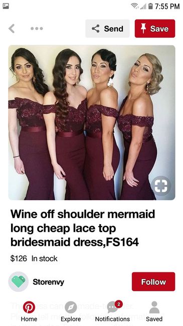 Bridesmaid dresses - 2