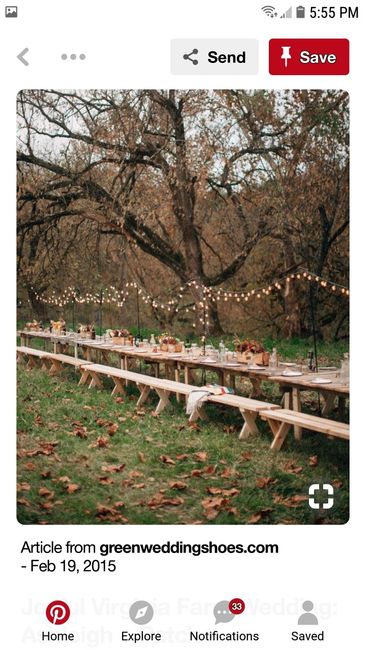 Picnic tables for reception? - 4