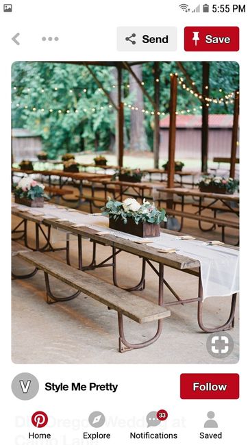 Picnic tables for reception? - 6