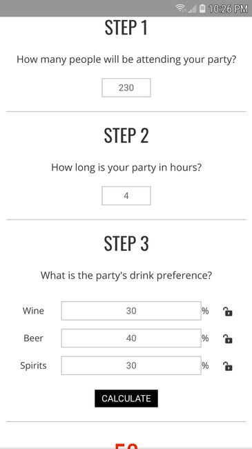 How much booze?? - 1