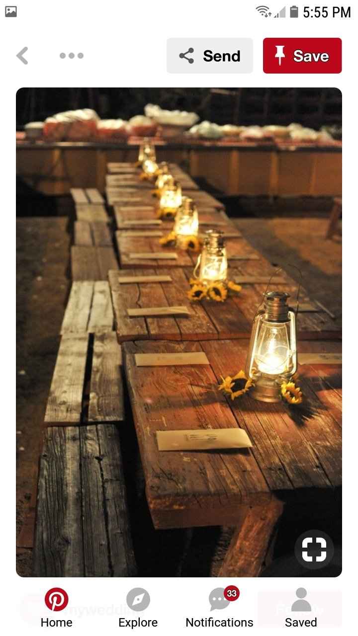 Picnic tables for reception? - 2