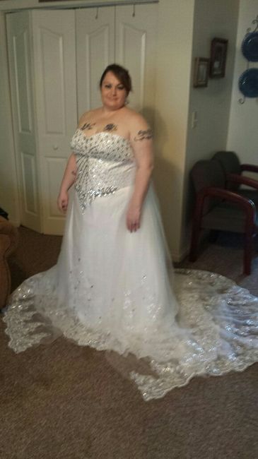 My dress is in...now I want to see yours!