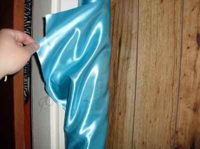 20 yards of Turquoise satin fabric for sale!!