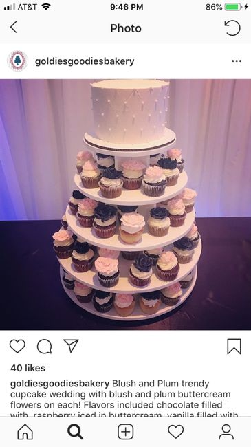 Substitute for a extravagant 5 tier wedding cake... - 1