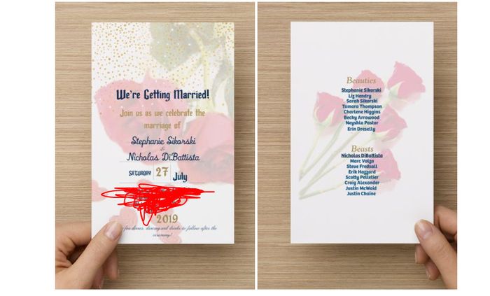 Beauty & The Beast Wedding Invitations 11
