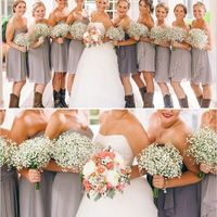 Roses and Babys Breath Floral