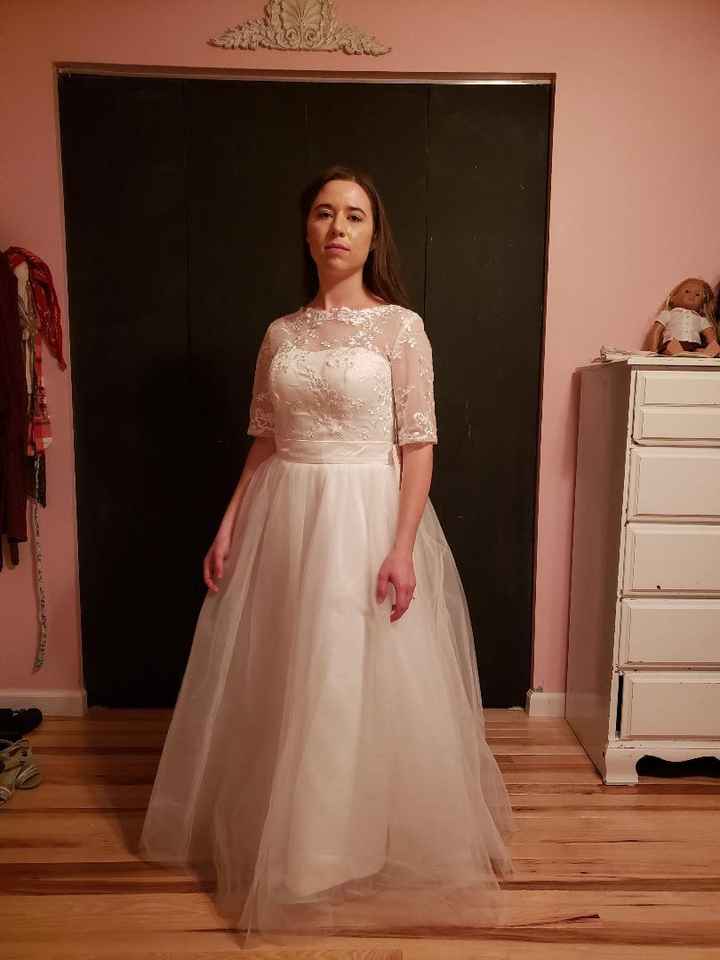 The dress I received