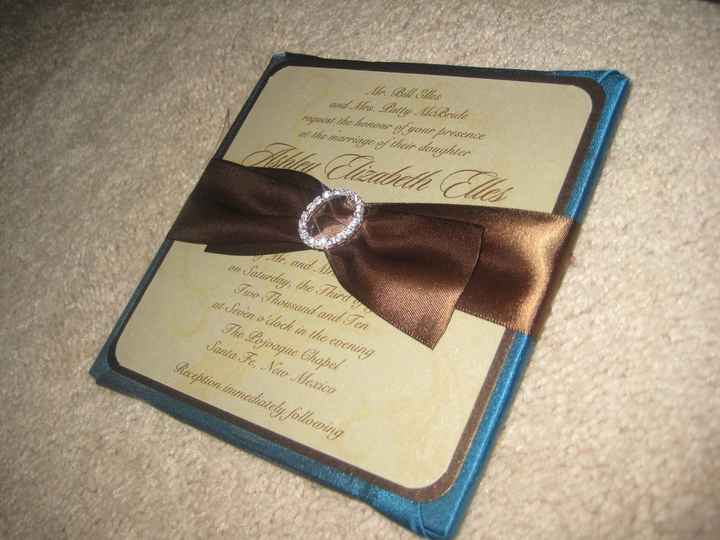DIY wedding invitations