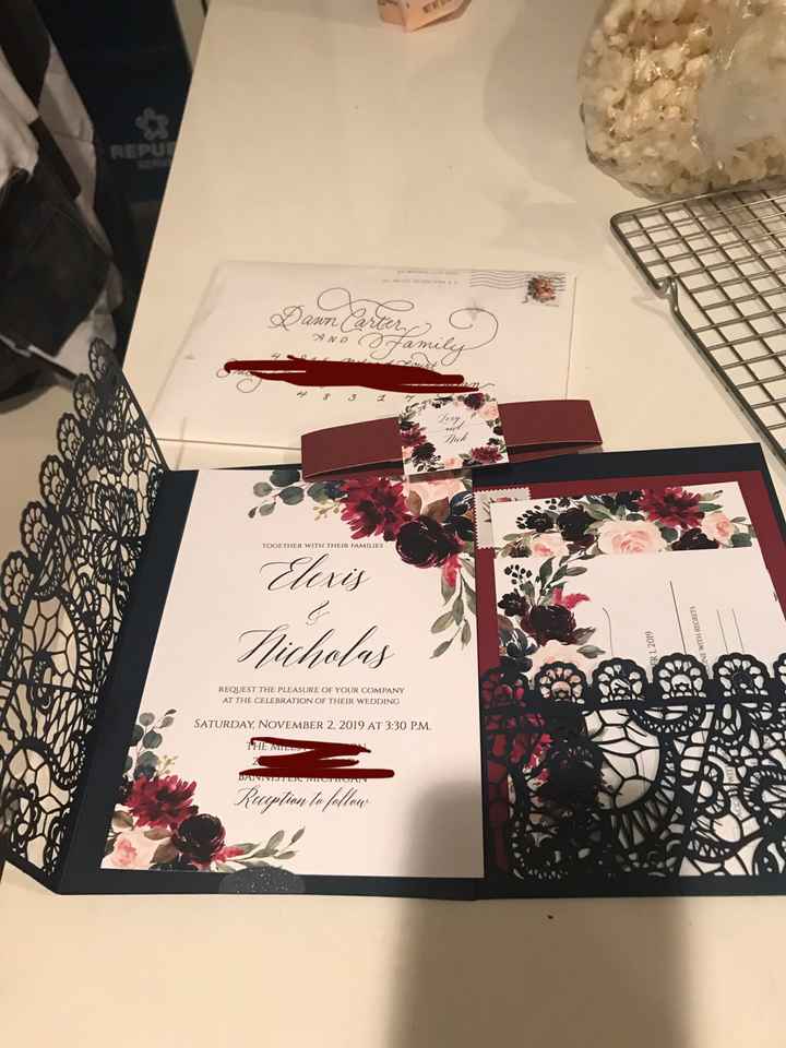 Wedding invitations - 1