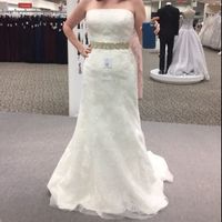 I wanna see your wedding dress!