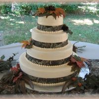 Mossy Oak Camo Wedding Reception Decorations