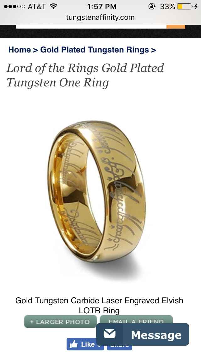 Let's see your other half ring