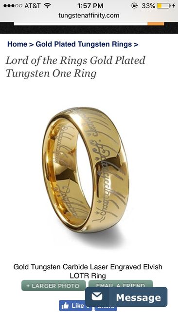 Let's see your other half ring