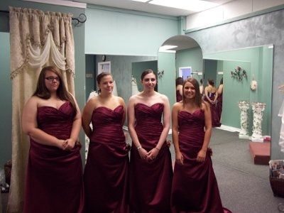 Neckline for bridesmaid dresses