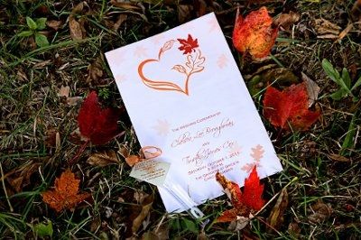 Let me see your wedding programs