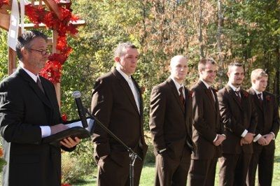 Fall Brides- What are the guys wearing?