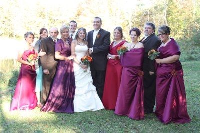 Does the father of the bride wear the same tux as the BM and GM