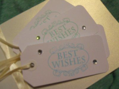 Another DIY....wishing tags for my wishing tree!