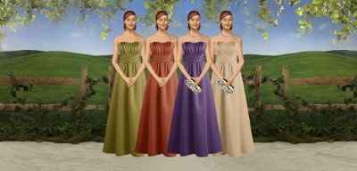 Different Color Bridesmaids