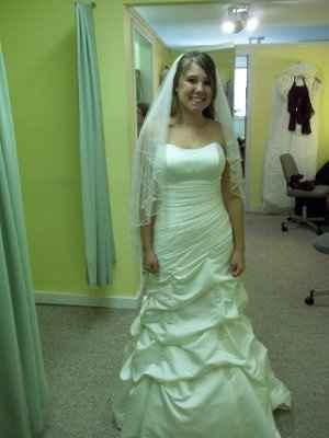 Show me your dress with you vs the model!