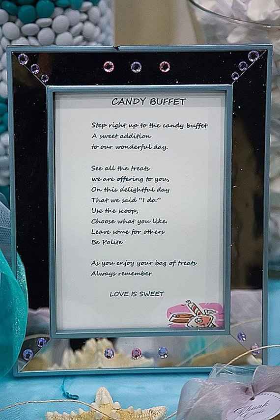 Candy Buffet Table at Reception?