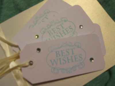 Another DIY....wishing tags for my wishing tree!