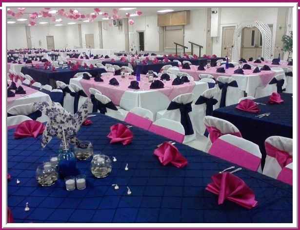 How do you decorate a large venue?
