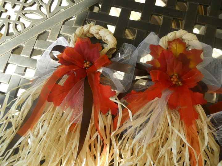 Fall has arrived, another DIY, for a friends wedding!
