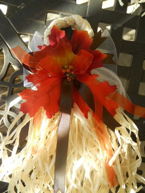 Fall has arrived, another DIY, for a friends wedding!