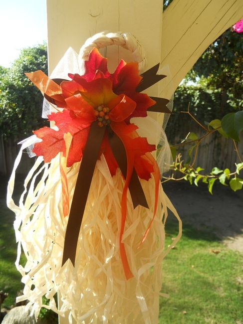 Fall has arrived, another DIY, for a friends wedding!