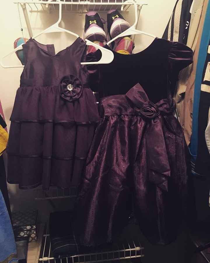 Where did people get their flower girl dresses?