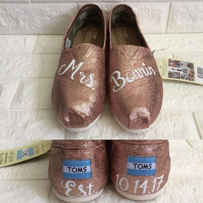Personalized Bridal TOMS 1