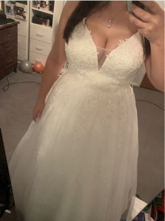 Wedding Dress Cleavage - 2