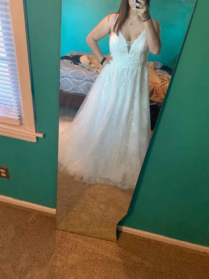 Online wedding dress purchase 1