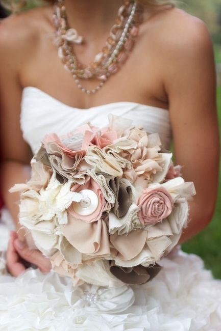 Is anyone using a paper flower bouquet?