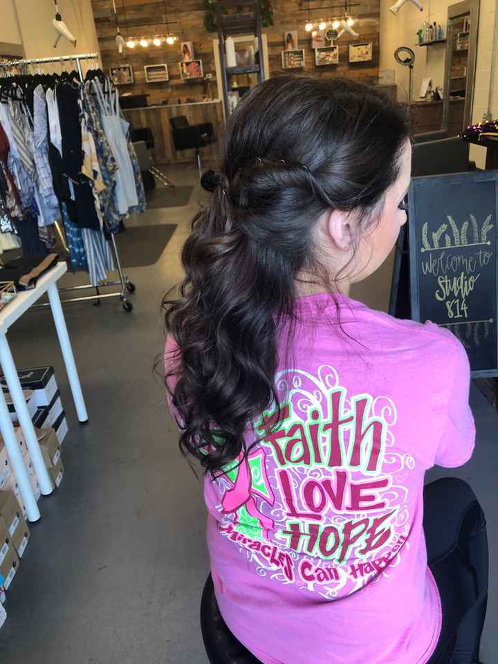 Hair and makeup trial : done - 2