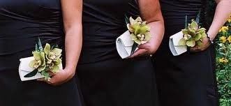 Clutches instead of flowers.... ideas???