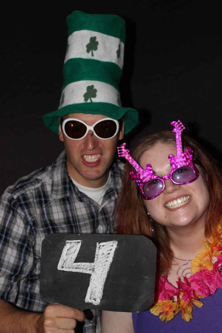 DIY - Photo Booth Style Table Numbers - PIC HEAVY