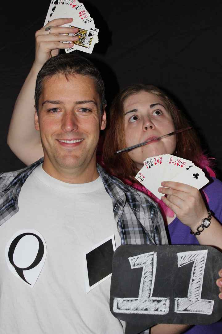 DIY - Photo Booth Style Table Numbers - PIC HEAVY