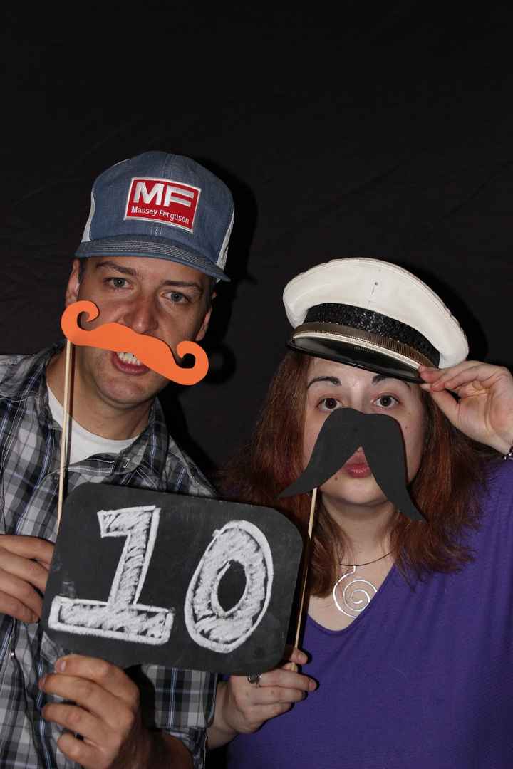 DIY - Photo Booth Style Table Numbers - PIC HEAVY