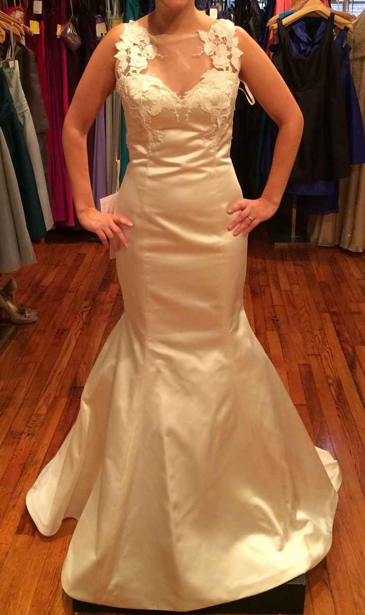 Holy crap I got my dress!
