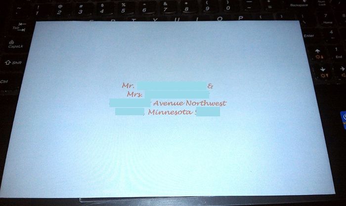 How bad is it? (envelope etiquette)