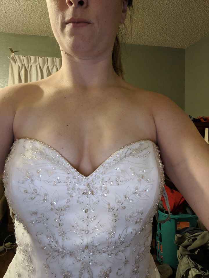 Strapless wedding dress, boobs done fit, Weddings, Wedding Attire, Wedding  Forums